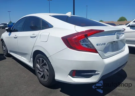 2018 Honda Civic Ex из США, поврежденный, VIN 2HGFC2F77JH515478